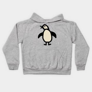 Cute Animals Penguin Portrait Kids Hoodie